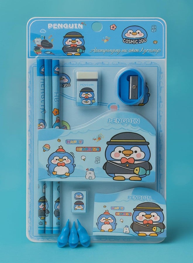 Tresneria Cute & Creative Stationery Set For Happy Learning Buddies (PENGUIN, 5) - Image 3